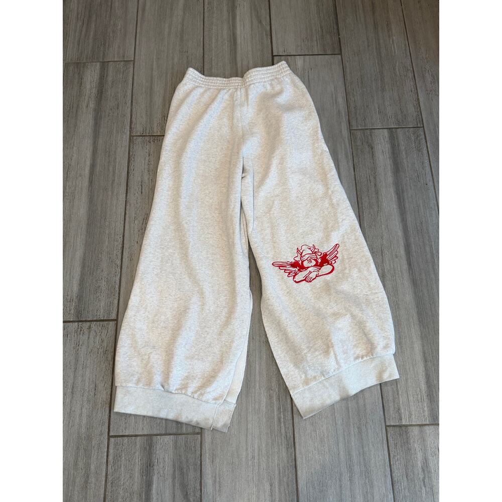 Boys Lie All That Baggage Terry Natural Sweatpants size Small - Picture 7 of 8